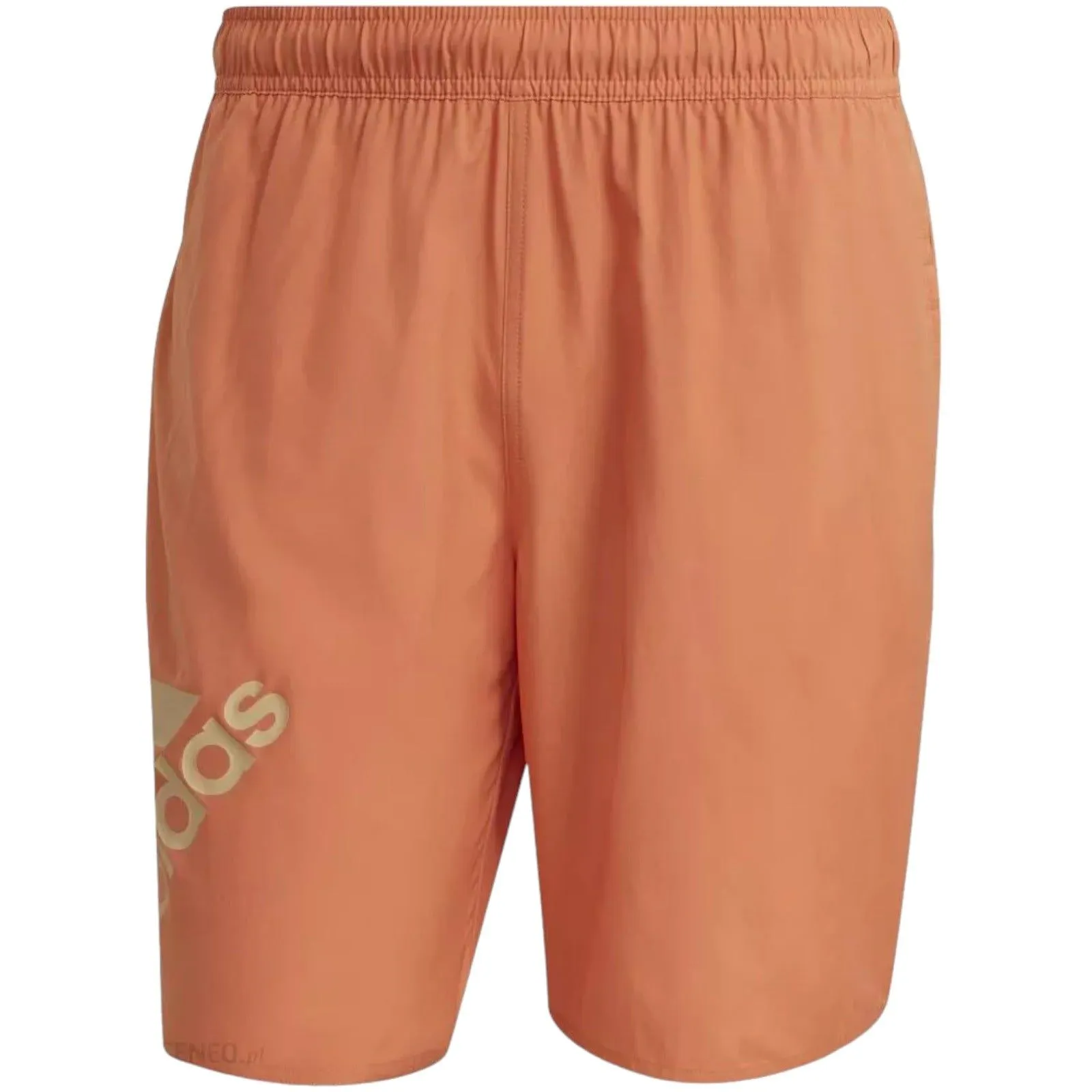 adidas Classic Length Logo Swim Shorts - Orange