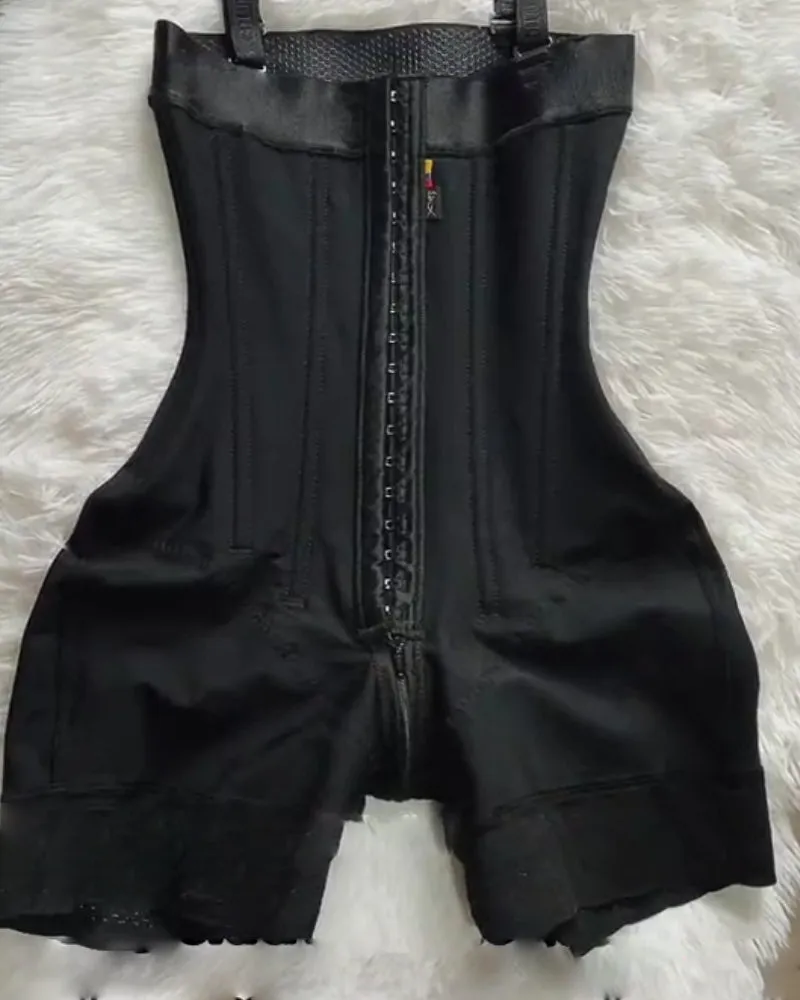 Buckle Front Open Bust Tummy Control Shapewear