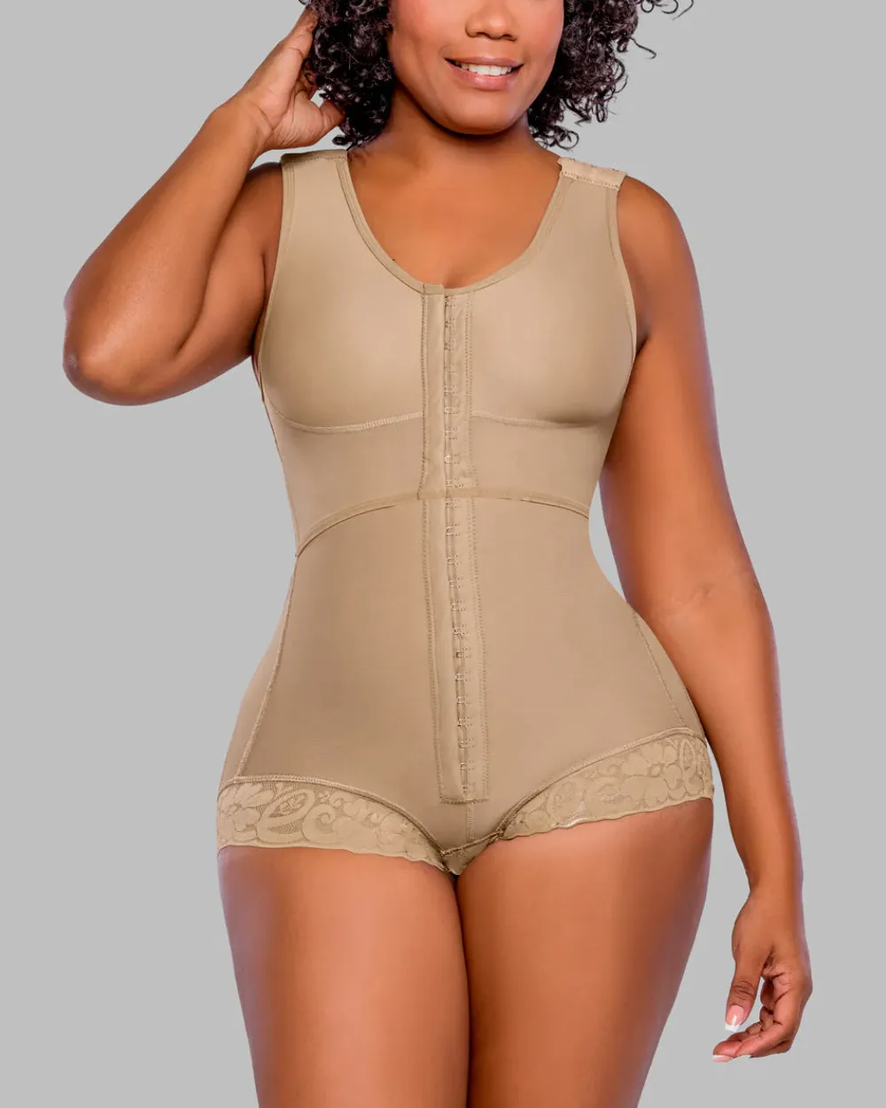Butt Lifting Hook&Eye Tummy Control Slimming Body Shaper