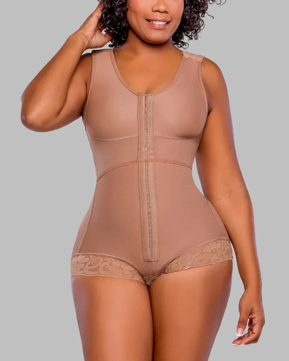 Butt Lifting Hook&Eye Tummy Control Slimming Body Shaper