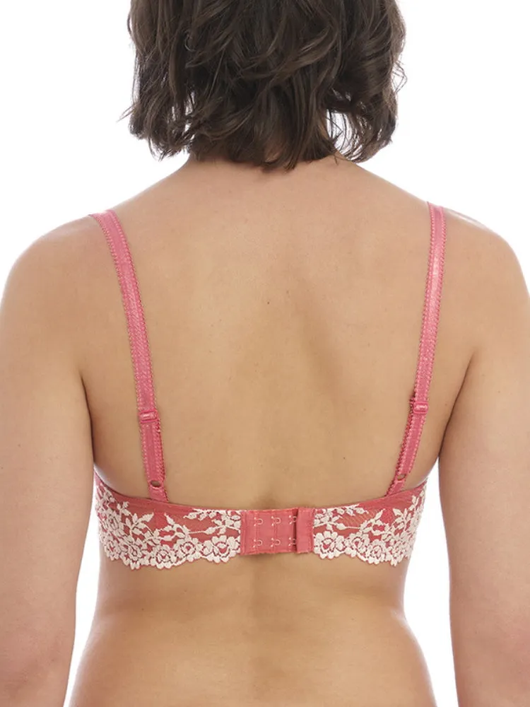 Embrace Lace Underwire Bra - Faded Rose/White Sand