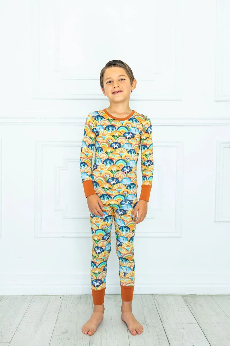 Fairytale Scales Two-Piece Pajama Set