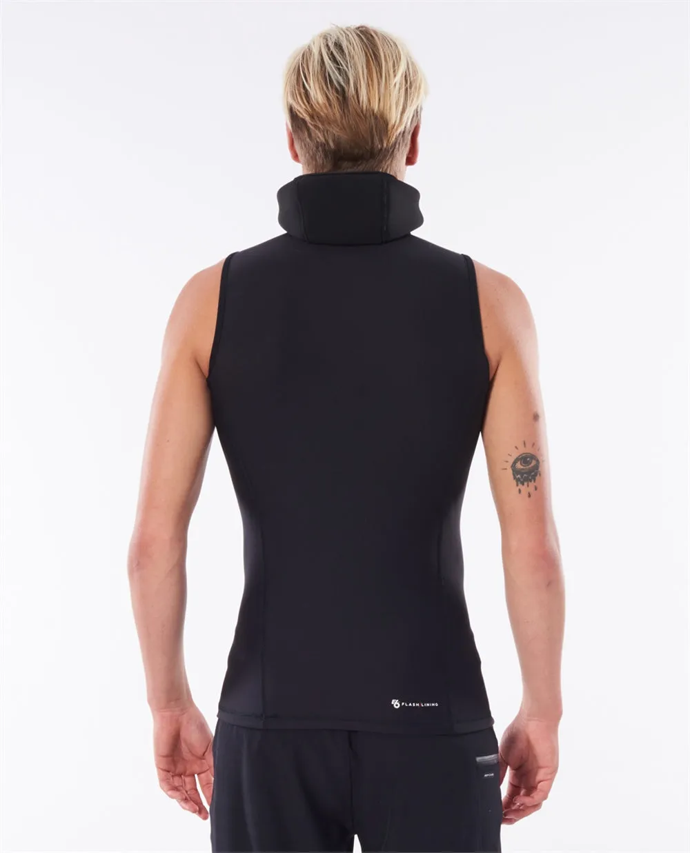 Flashbomb 0.5mm E6 Neoprene Hooded Vest in Black