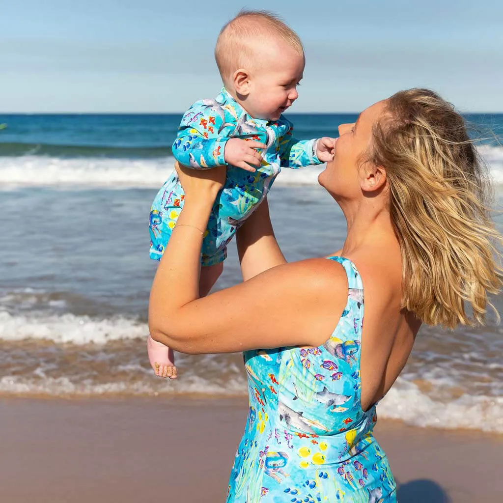 Great Barrier Reef Women's One Piece Sleeveless Swimsuit