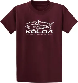 Koloa Surf Mens ol' Koloa Logo Heavyweight Cotton T-Shirt in Reg Big and Tall
