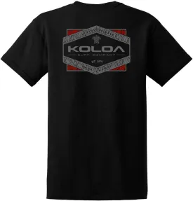 Koloa Surf Mens ol' Koloa Logo Heavyweight Cotton T-Shirt in Reg Big and Tall