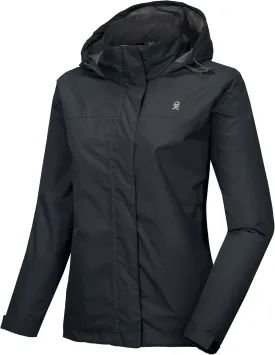 Little Donkey Andy Womens Waterproof Rain Jacket Lightweight Outdoor Windbreaker Rain Coat Shell for Hiking, Travel