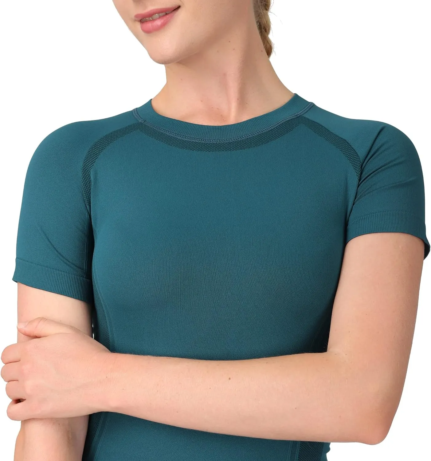 MathCat Workout Shirts for Women Short Sleeve, Workout Tops for Women, Quick Dry Gym Athletic TopsSeamless Yoga Shirts