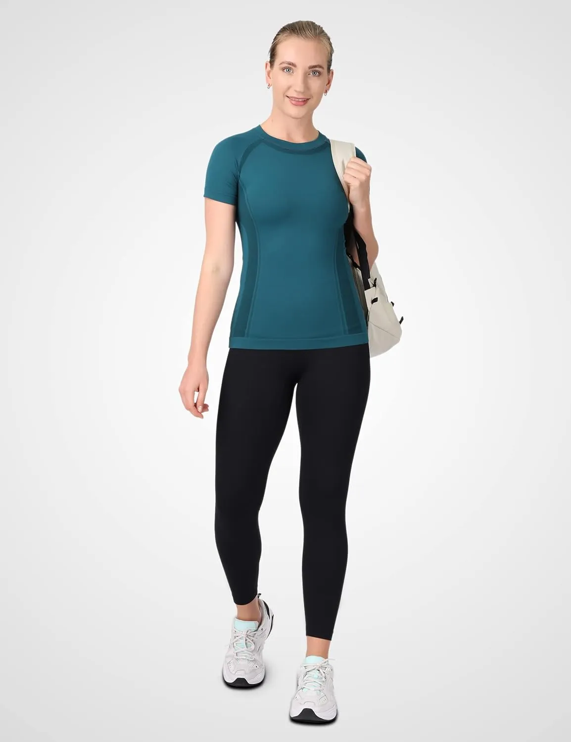 MathCat Workout Shirts for Women Short Sleeve, Workout Tops for Women, Quick Dry Gym Athletic TopsSeamless Yoga Shirts