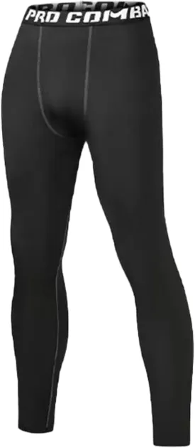 Men??s Compression Pants Athletic Leggings Running Tights Workout Base Layer Underwear for Basketball Sports Gym Soccer