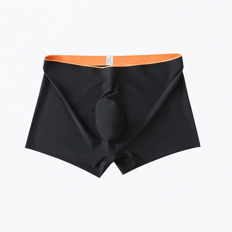 Men's Ice Silk Seamless Boxers