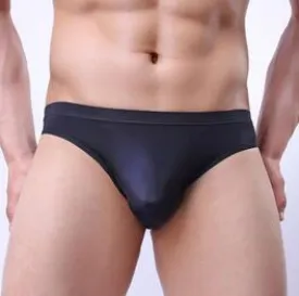 Men's Polyester Seamless Colored Brief
