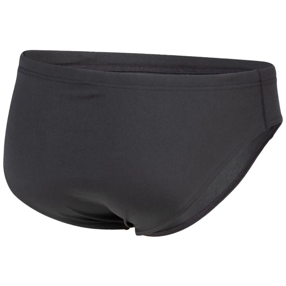 MEN'S TEAM SWIM BRIEF SOLID - ASPHALT/NESPOLA