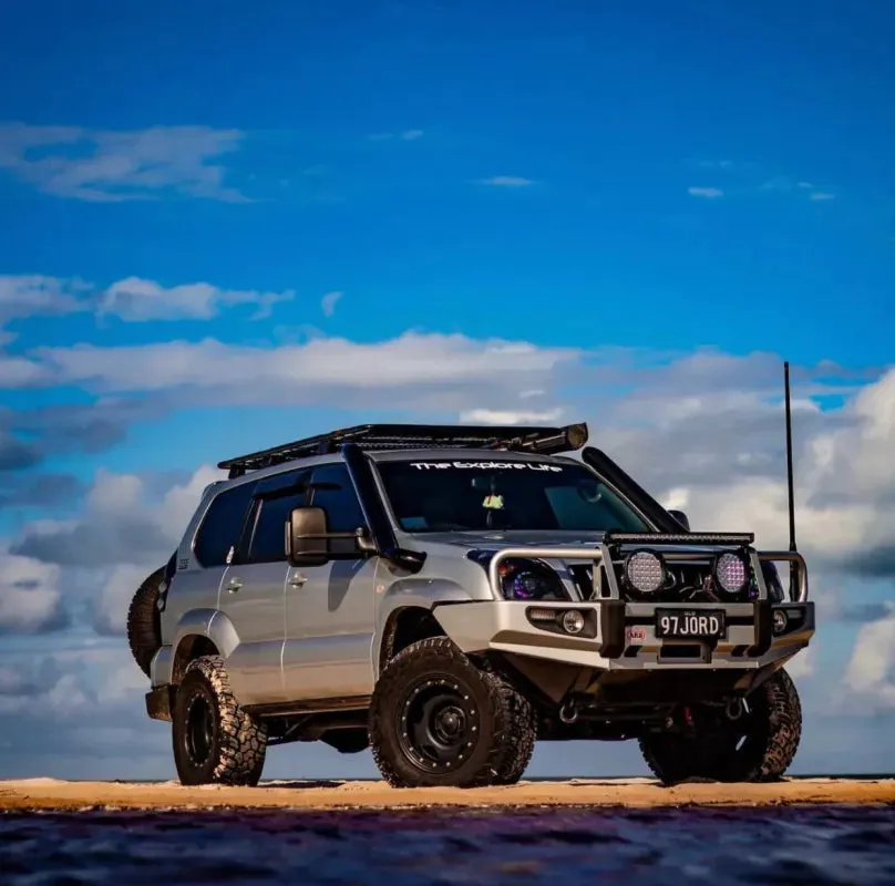 Meredith Stainless Steel Snorkel Kit to suit Toyota 120 Series Landcruiser Prado (2002–2009)