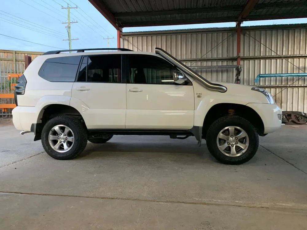 Meredith Stainless Steel Snorkel Kit to suit Toyota 120 Series Landcruiser Prado (2002–2009)