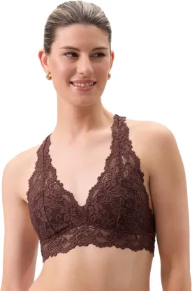 Mia Lace Bralette for Women, Unpadded and Unlined Wireless Bra, Perfect Racerback Everyday Lingerie