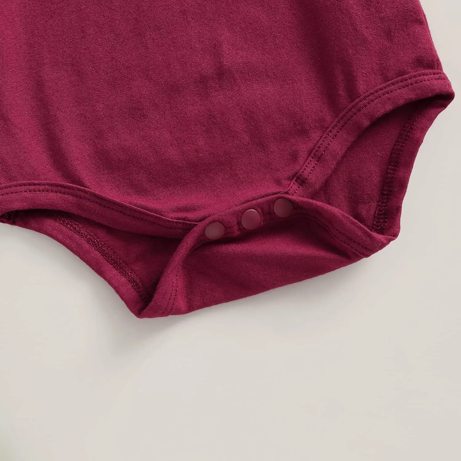 Newborn Baby Girl Ruffle Sleeve Romper T Shirt Cotton Solid Color Onesie Bodysuit Basic Tee Tops Summer Clothes