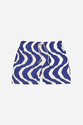 OAS Blue Rippling Swim Short
