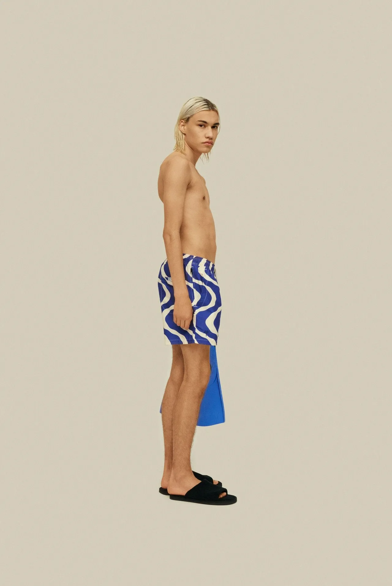 OAS Blue Rippling Swim Short