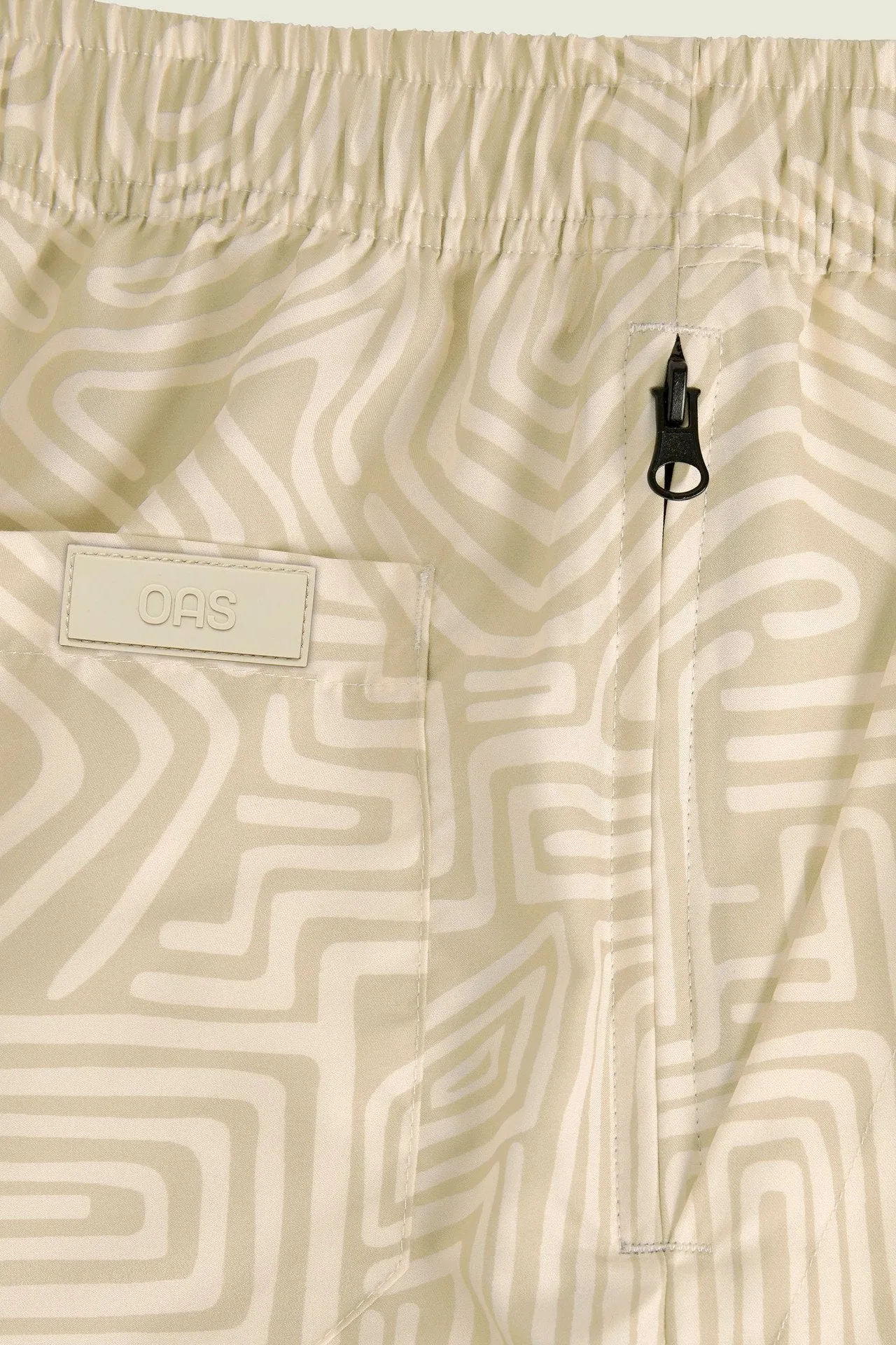 OAS Cream Golconda Swim Short
