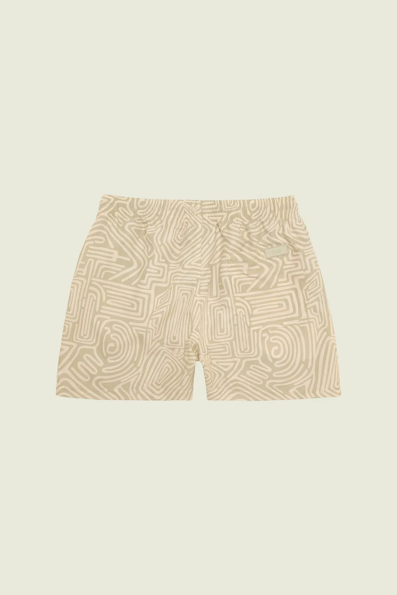 OAS Cream Golconda Swim Short