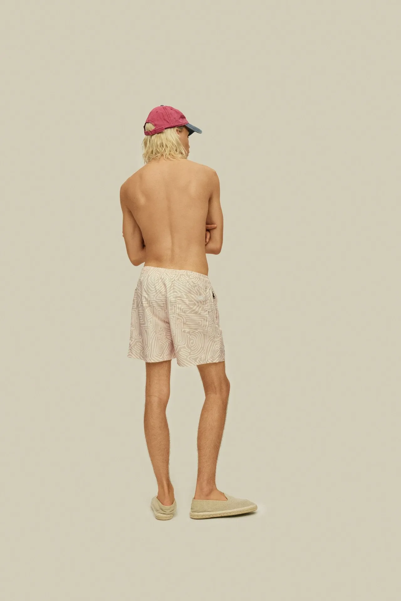 OAS Cream Golconda Swim Short