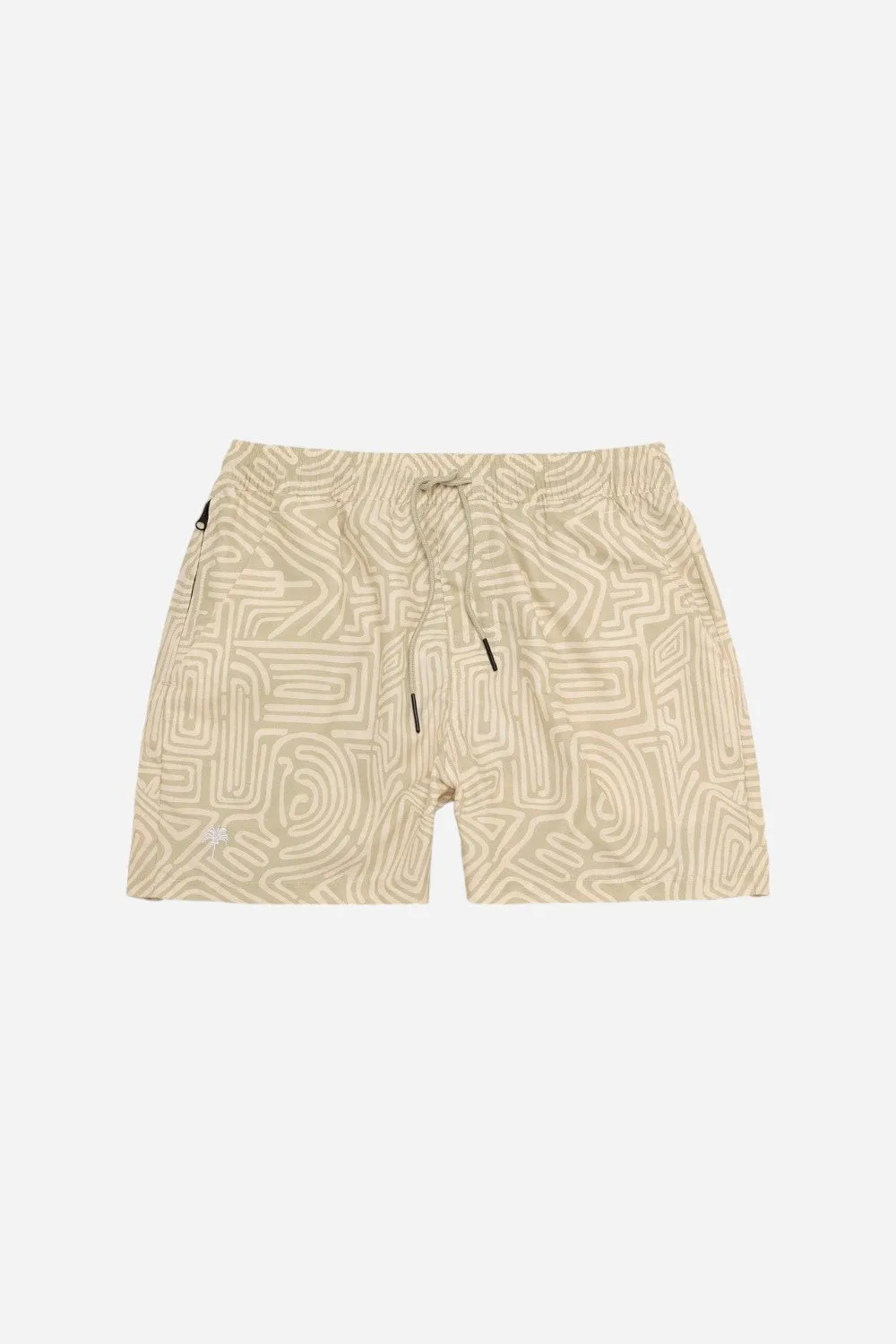 OAS Cream Golconda Swim Short