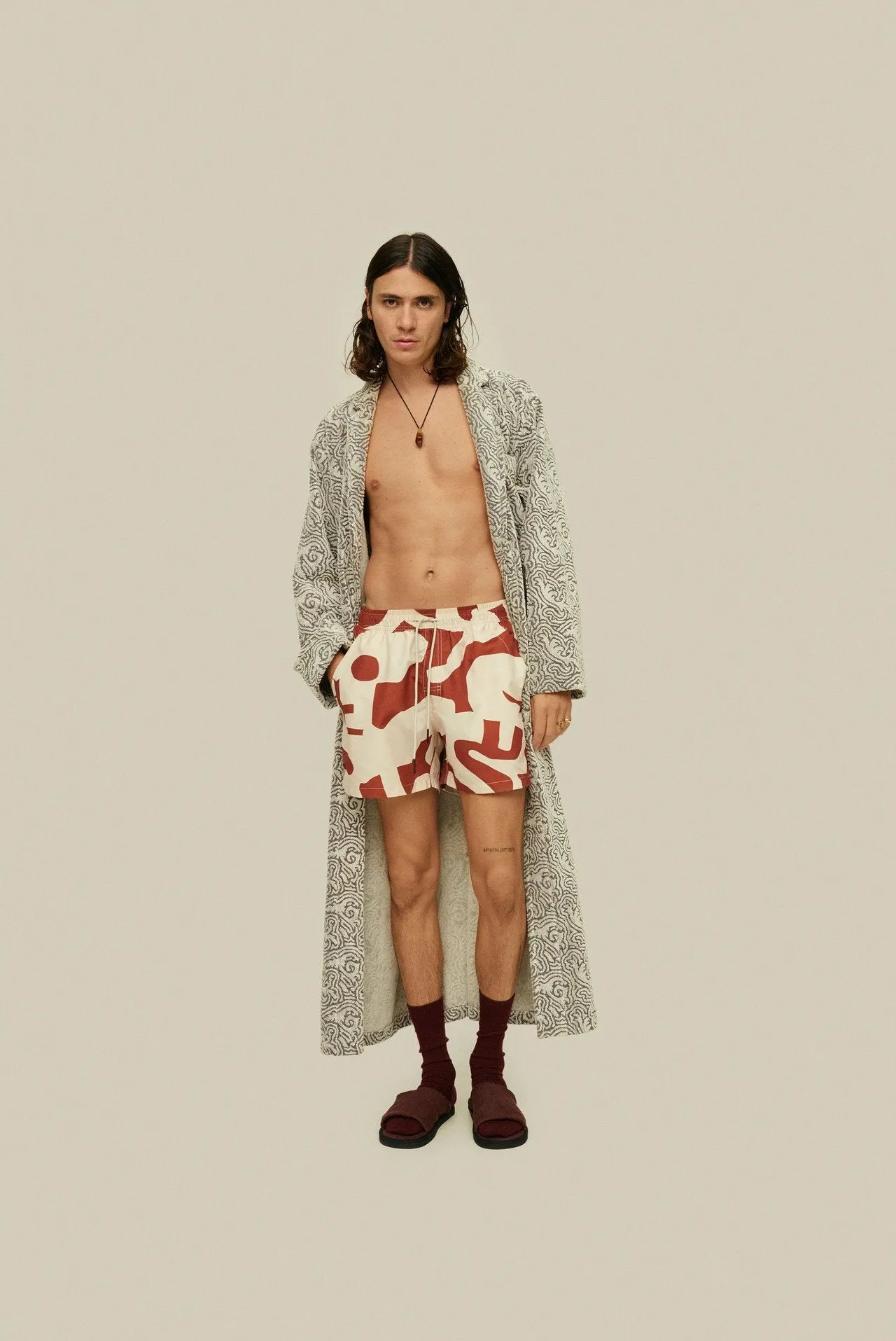 OAS Russet Puzzlotec Swim Short