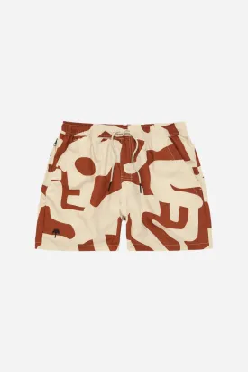 OAS Russet Puzzlotec Swim Short