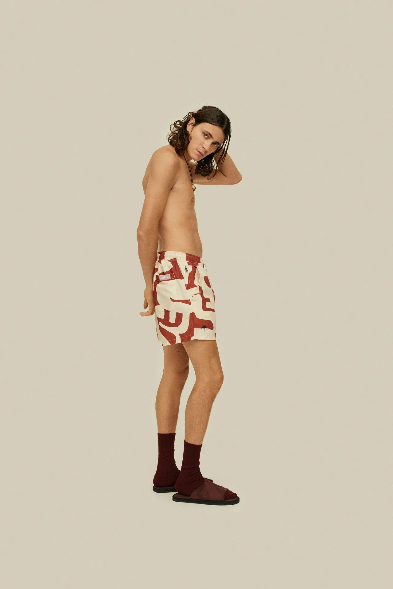 OAS Russet Puzzlotec Swim Short
