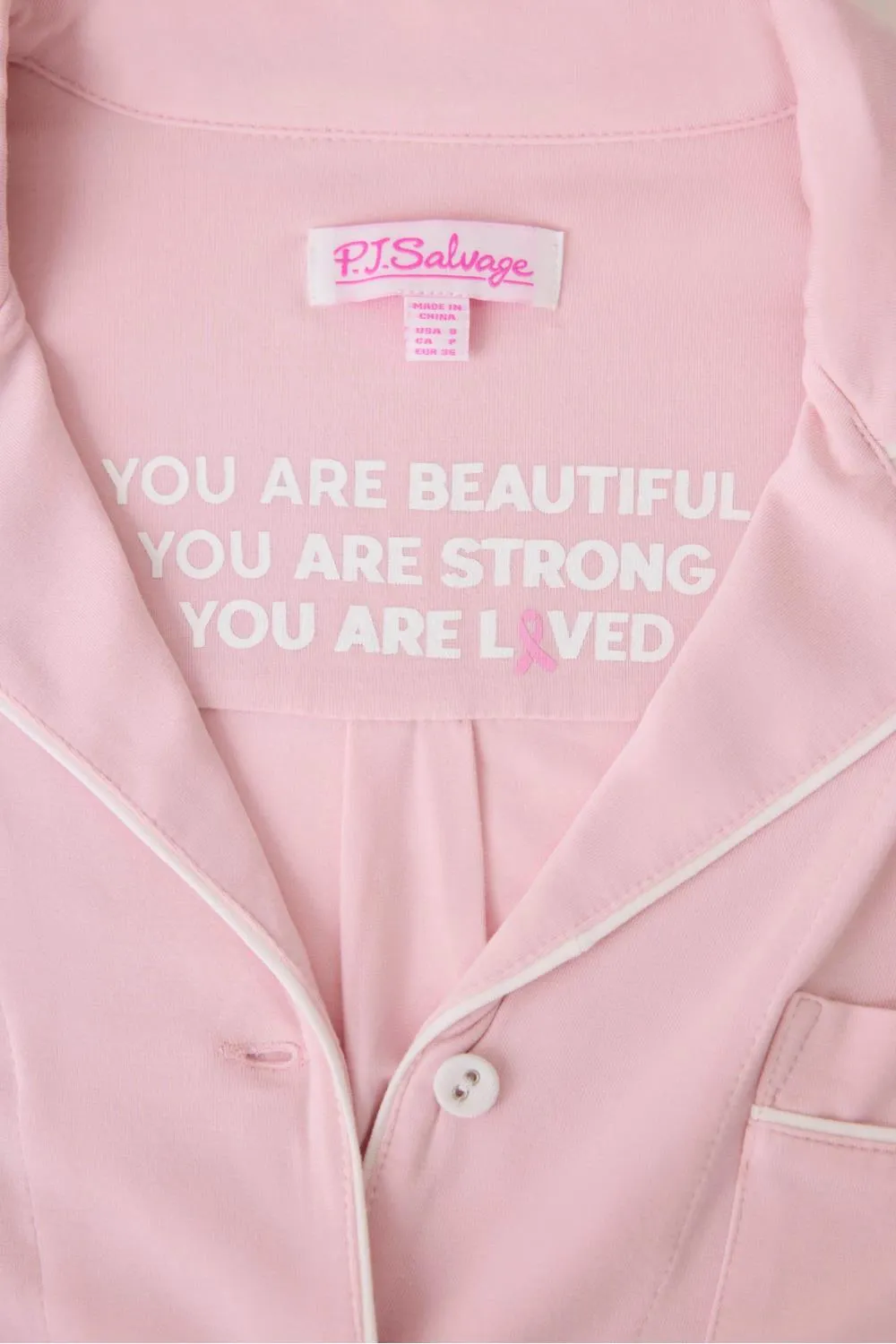 PJ Salvage x Susan G. Komen Modal Basics PJ Set RPBCPJ-BLUSH