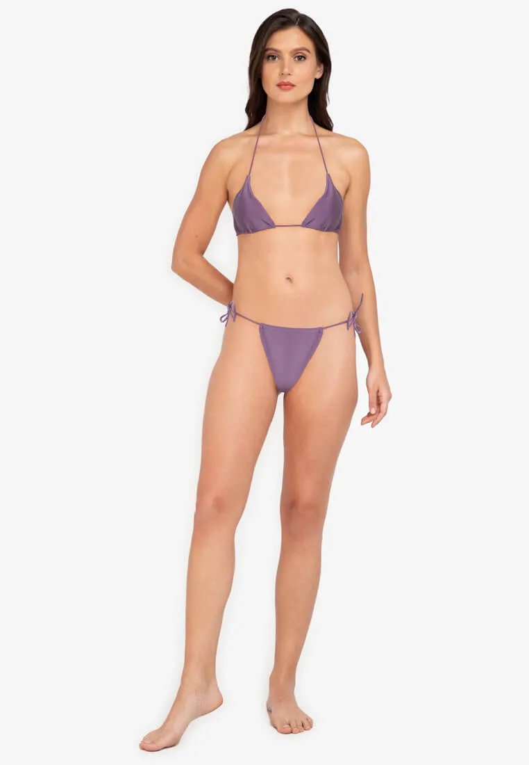 Plum Purple Triangle Bikini #236