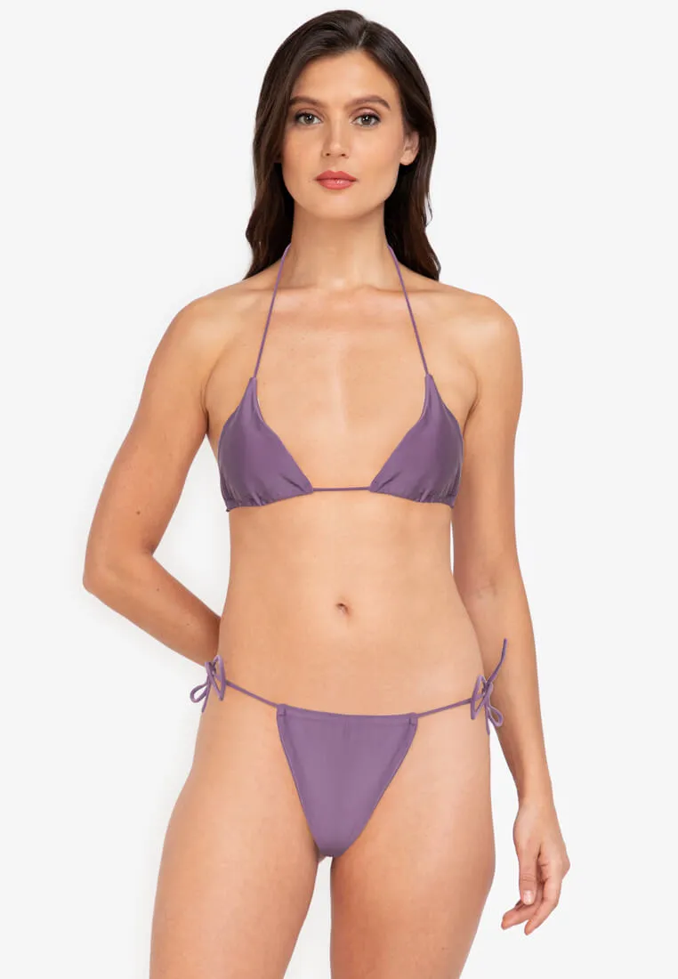 Plum Purple Triangle Bikini #236