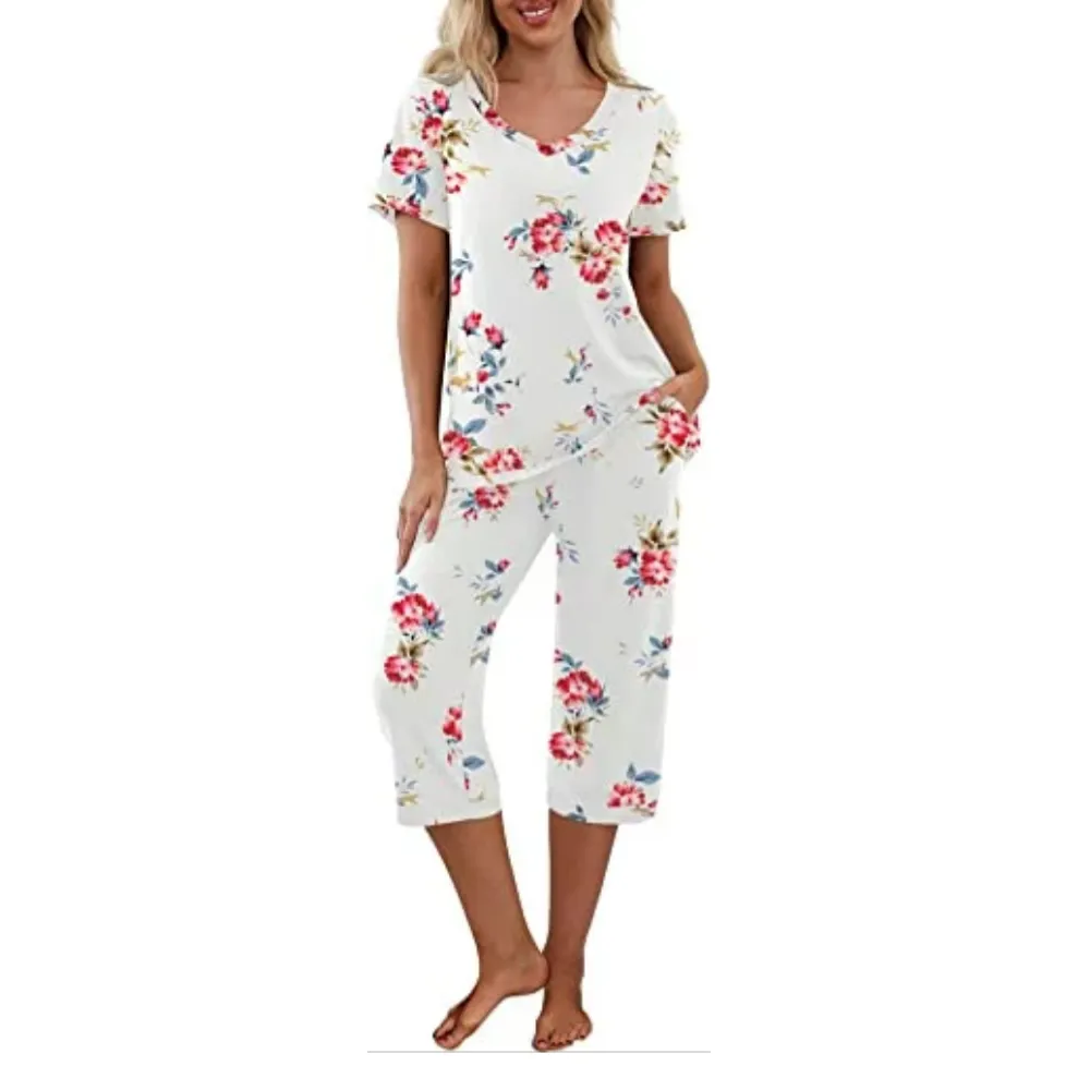 Printed Casual Pajama Set For Women