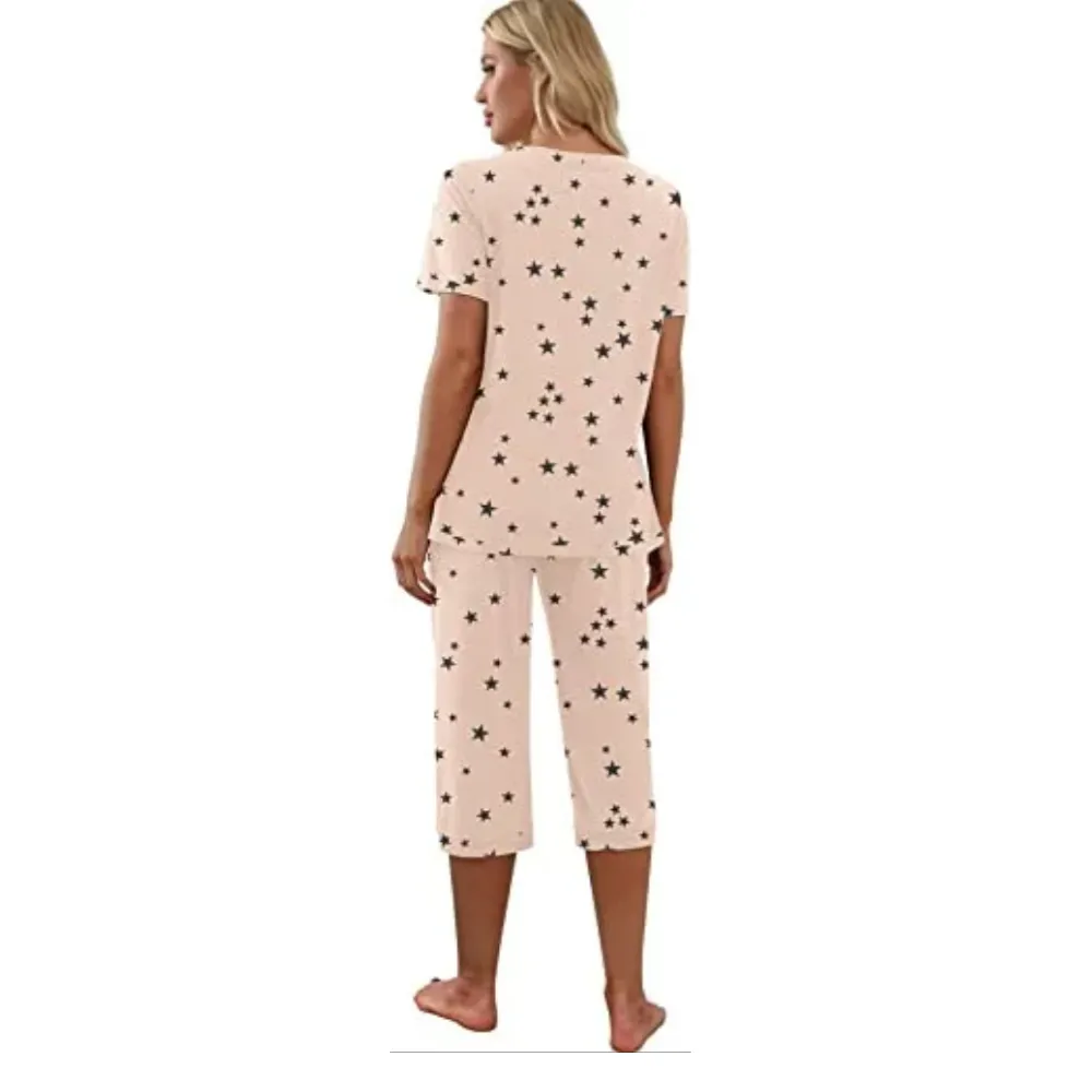 Printed Casual Pajama Set For Women
