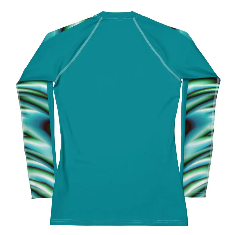 "Fractal Fern" Collection - Women's Rash Guard