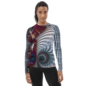 "Fractal Seashell" Collection - Women's Rash Guard