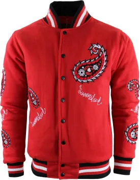 SCREENSHOT VARSITY JACKET 3202 Mens Streetwear Urban Padding Quilted Linning Heavy Fashion Jacket