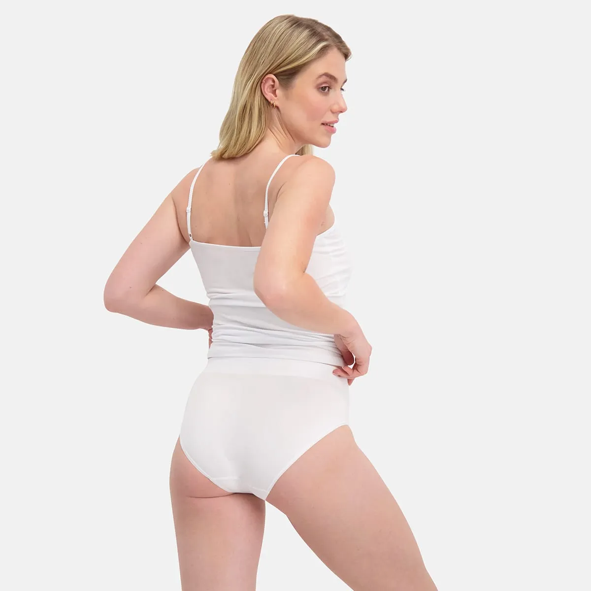 Seamless Full Briefs Belle (3-pack) - Wit