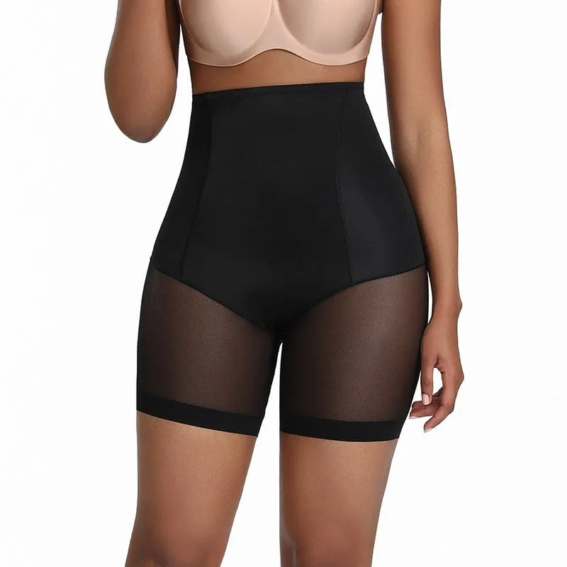 Seamless High Waisted Mesh Shapewear short