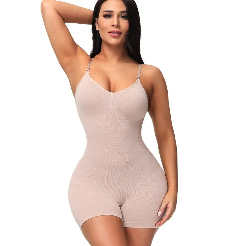 Seamless Women Full Body Shapewear Bodysuit Short