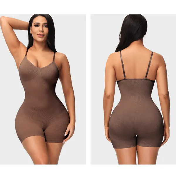 Seamless Women Full Body Shapewear Bodysuit Short