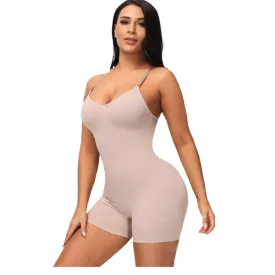 Seamless Women Full Body Shapewear Bodysuit Short