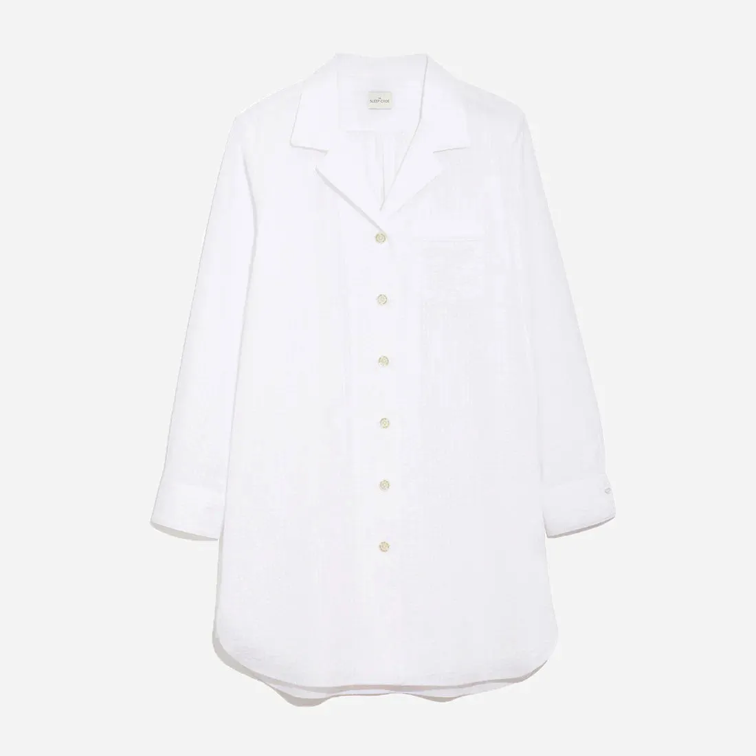 Seersucker Cotton Night Shirt