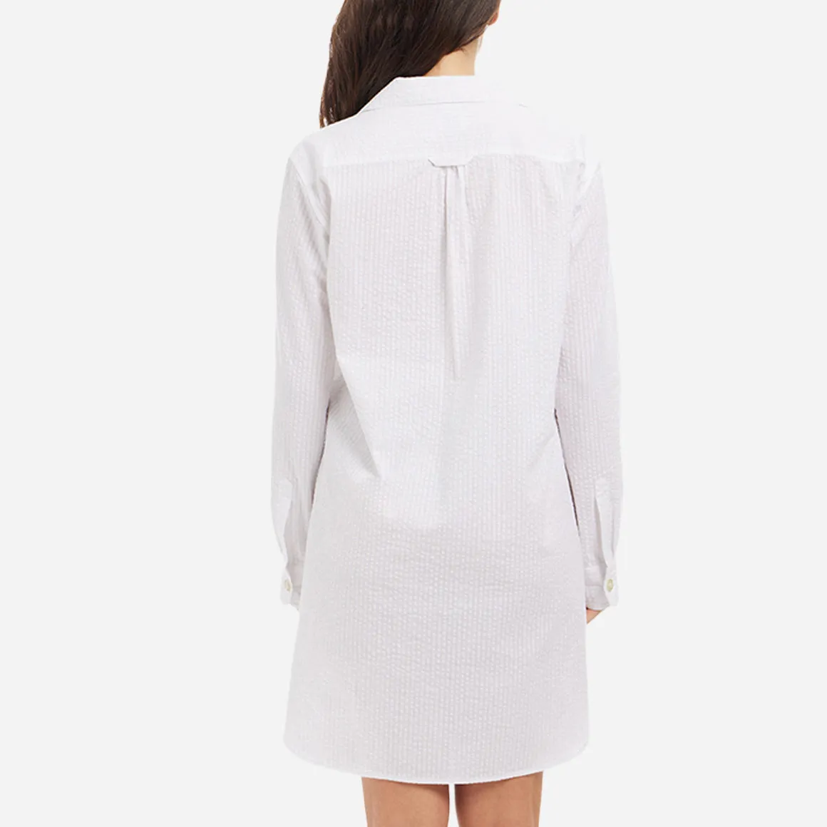 Seersucker Cotton Night Shirt
