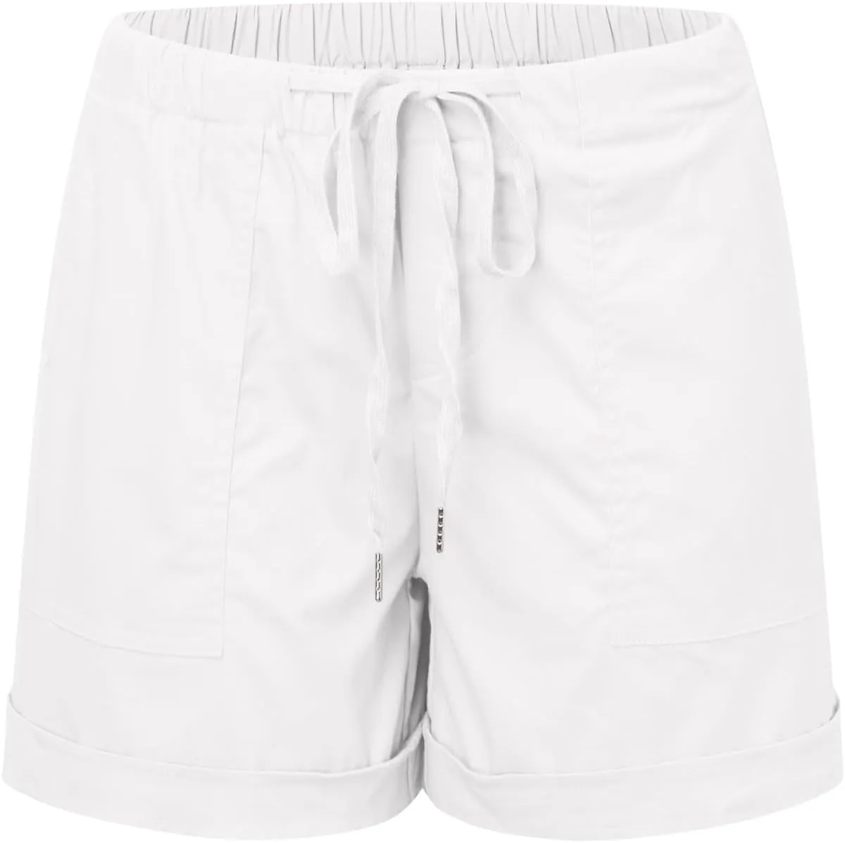 Shorts for Women Trendy 2025 Casual Summer Drawstring Shorts with Pockets Beach Loose Elastic Waist Vacation Clothes