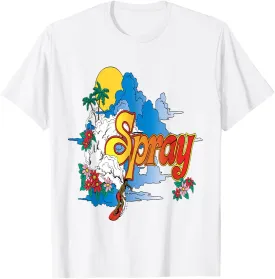 Spray Ocean Surf Surfing Waves Vacation Getaway T-Shirt