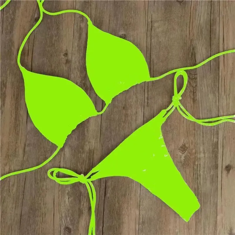 Triangle String Bikini Set