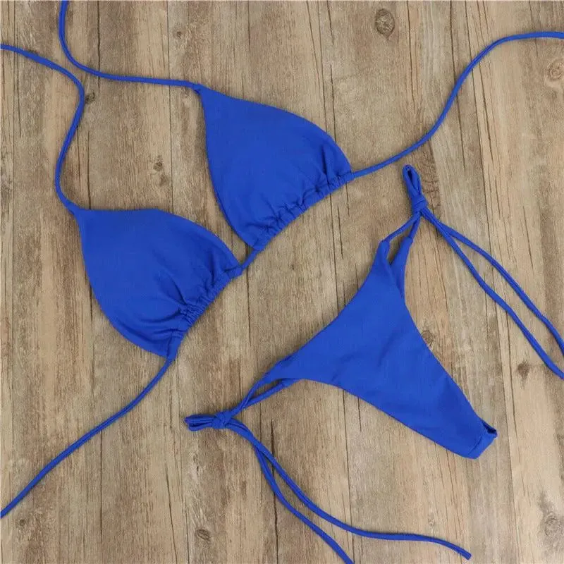 Triangle String Bikini Set