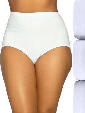 Vanity Fair Women's High Waisted Underwear, Full Coverage Ladies Panties, Perfectly Yours Briefs